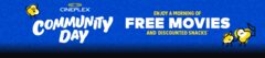 Cineplex/Playdium/Rec Room Community Day - November 15th (FREE movies, games, & $3 concessions)