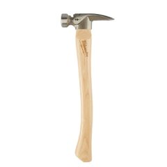 Milwaukee 19 oz. Milled Face Hickory Framing Hammer $20 (reg $60)