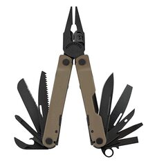 LEATHERMAN Rebar Multitool with Premium Replaceable Wire Cutters and Saw, Coyote Tan 86.36