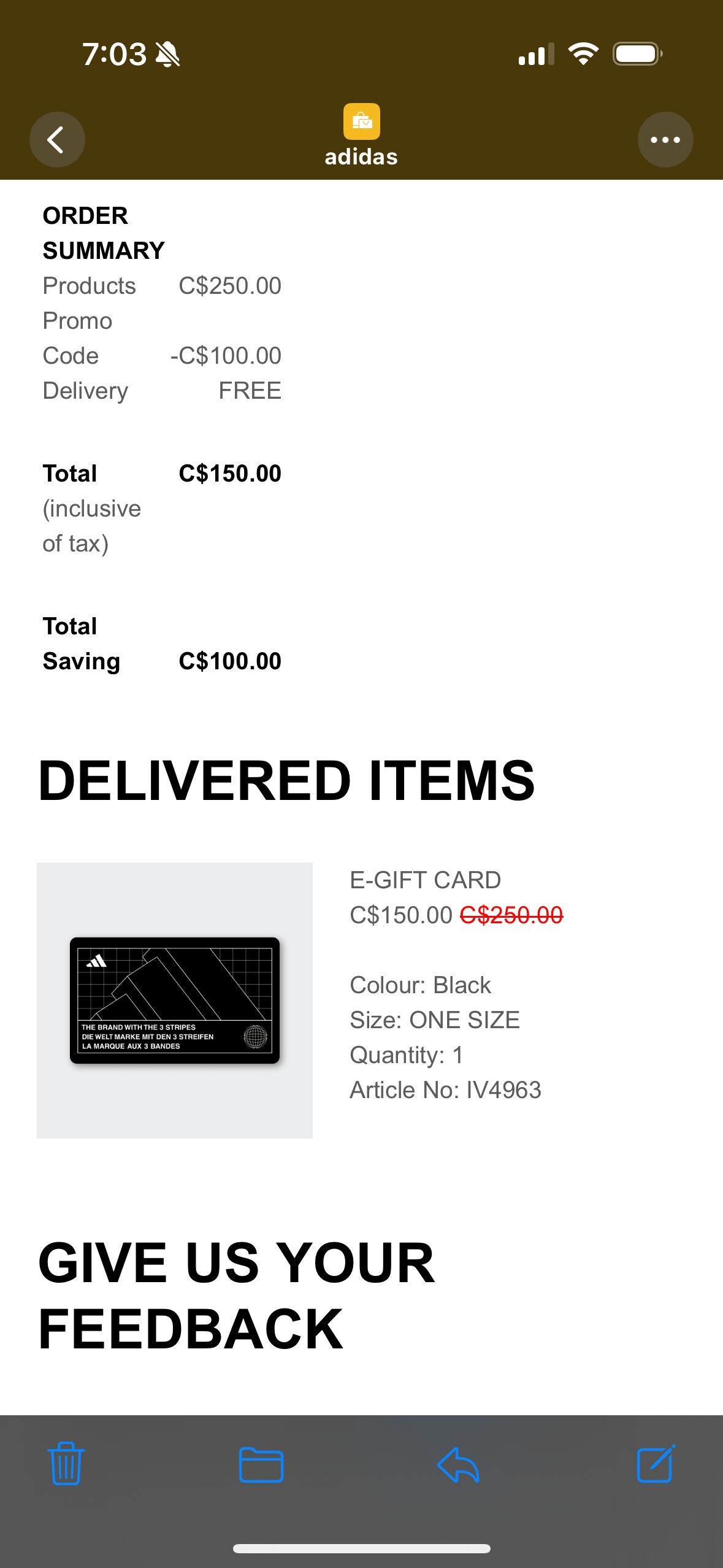 [adidas] Adidas E-GIFT CARD 40% off Using CYBER Code+12% Rakuten - Page ...