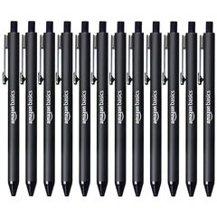 Amazon Basics Retractable Ballpoint Pen - Black - 12 Pack $5.57 ($5.29 S&S)