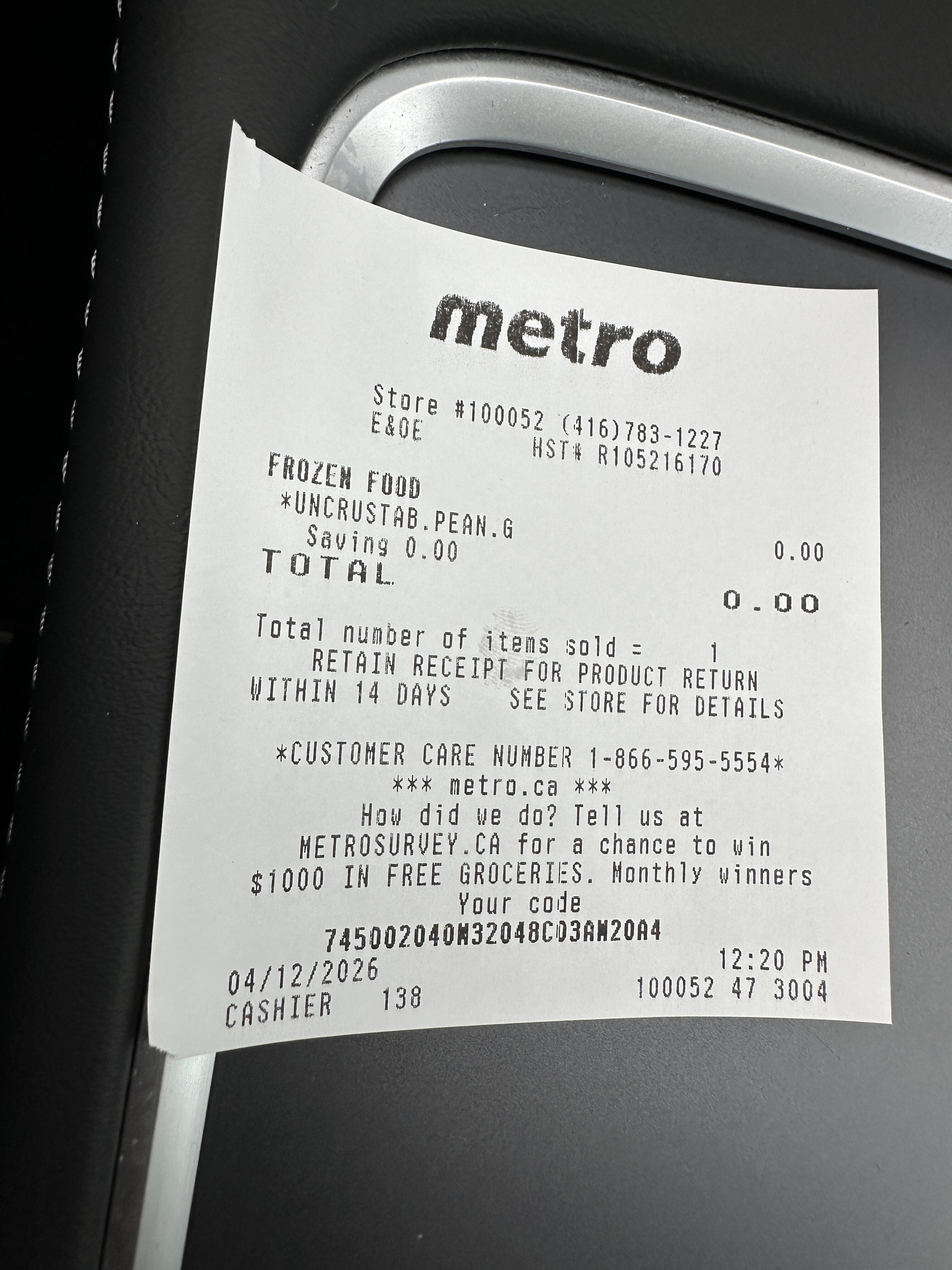 [Metro] YMMV Smuckers Uncrustables (4-Pack 58g) Scanner Price Accuracy ...