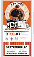 [Shelby's legendary shawarma] Shelby's legendary shawarma grand opening Brantford September 20 50% off