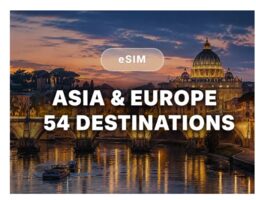 [chillaxsim.com] eSIM Asia &amp; Europe 54 destinations, 10GB 30 days, C$9.99