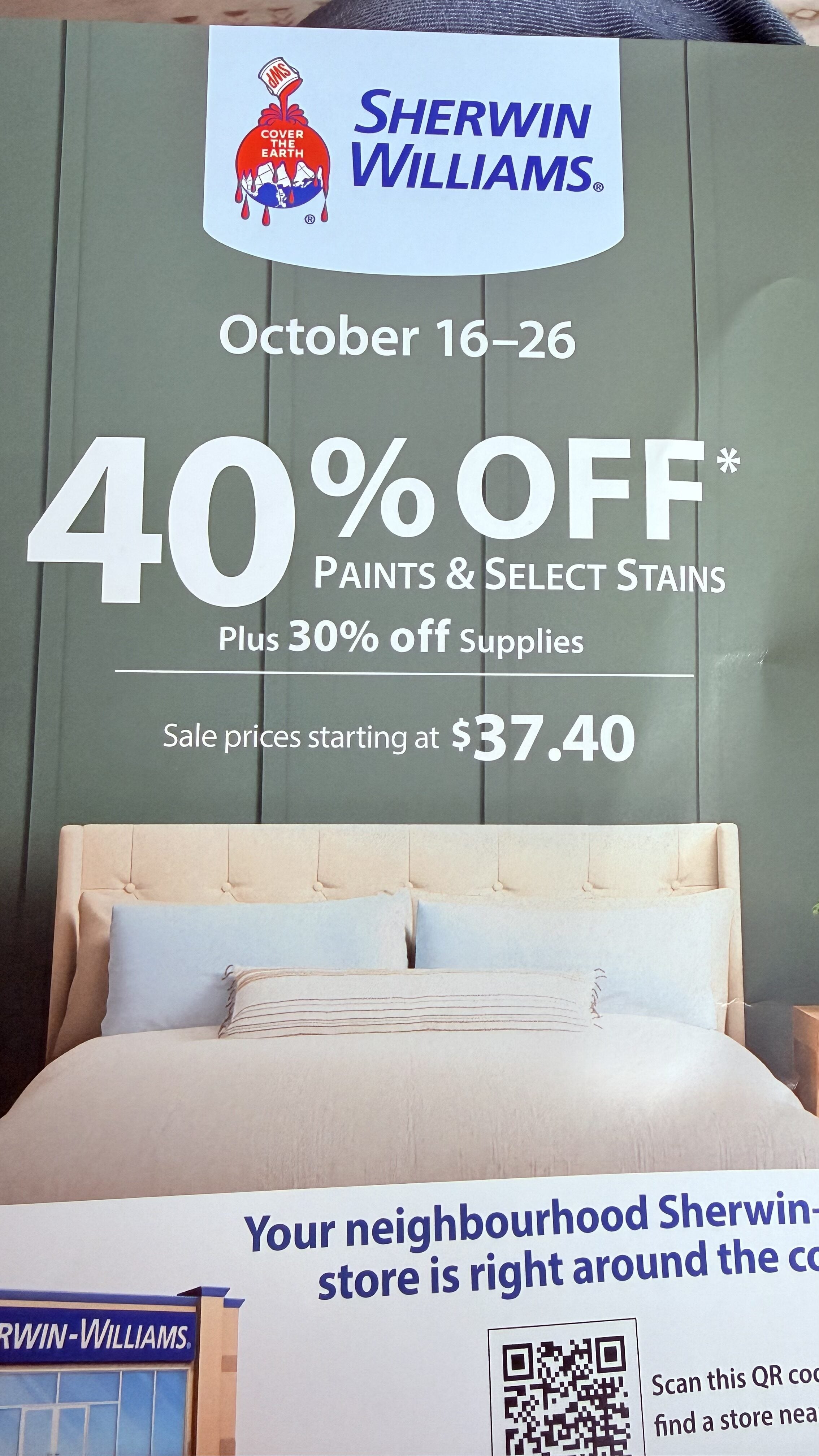[Sherwin williams] Sherwin williams 40% OFF paint and select stains ...