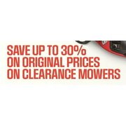 All Clearance Lawnmowers - Up to 30% Off