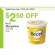Becel Margarine - $2.50 Off