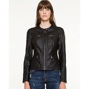 Leather-like Motorcycle Jacket - $49.99 ($49.96 Off)