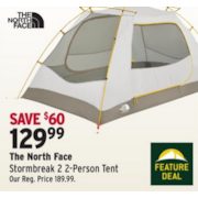 The North Face Stormbreak 2 2-Person Tent - $129.99 (Save $60.00)