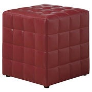 Monarch Leather-Look Ottoman  - $69.99 ($30.00 off)