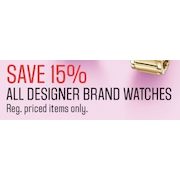 All Designer Brand Watches - 15% off