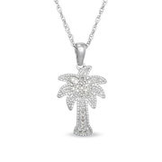 Diamond Accent Palm Tree Pendant in Sterling Silver - $139.30 ($59.70 Off)