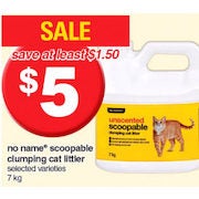 No Name Scoopable Clumping Cat Littler  - $5.00 ($1.50 off)