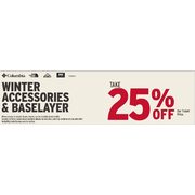 Winter Accessories & Baselayer - 25% off