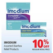 Imodium Diarrhea Relief Products - 10% off