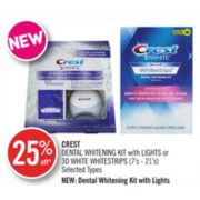 25% Off Crest Dental Whitening Kit With Lights