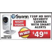 swann 720p hd wifi security camera with smart alerts