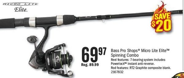 bass pro shops micro lite elite spinning reel