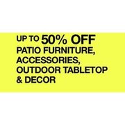 Patio Furniture, Accessories, Outdoor Tabletop & Decor - Up to 50%  off