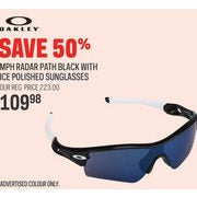 Oakley Mph Radar Path Black With Ice Polished Sunglasses - $109.98 (50% off)
