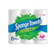 Sponge Towels Ultra Paper Towels, 6-pk - $5.99 ($2.00 Off)