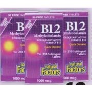 Natural Factors Vitamin B-12 Bonus - $12.22 ($3.27 off)