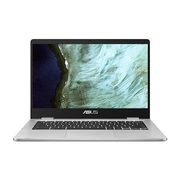 ASUS C423NA-RH01-CB 14” Chromebook with Intel® N3350, 32GB eMMC, 4GB RAM & Chrome OS – Silver - $299.99