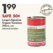 Longo's Signature Organic Tomatoes - $1.99 ($0.50 off)