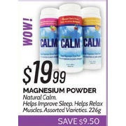 Natural Calm Magnesium Powder - $19.99 ($9.50 off)