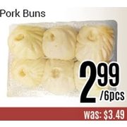 Pork Buns - $2.99/6 pcs