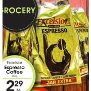 Excelsior Espresso Coffee - $2.29