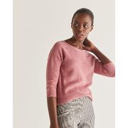 3/4 Sleeve Boat Neck Sweater - Petite - $39.99 ($9.91 Off)