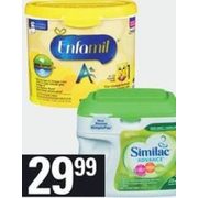 Enfamil A+ or Similac Baby Formula Powder - $29.99