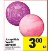 Jump Kids World Playball - $3.00