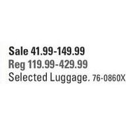 Luggage - $41.99-$149.99