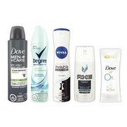 Dove, Degree, Nivea or Axe White Label Dry Spray or Dove 0% Aluminum Deodorant or Dry Spray or Anti-Perspirant or Deodorant - $5.9