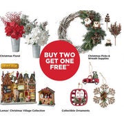 Christmas Floral, Christmas Picks & Wreath Supplies, Collectible Ornaments, Lemax Christmas Village Collection  - Buy 2 Get 1 Free