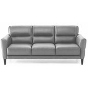 Natuzzi Editions Messina 78-Inch Italian-Tanned Leather Sofa In Grey Or Anthracite  - $1199.00