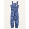 Sleeveless Printed Pajama Jumpsuit For Girls - $18.97 ($16.02 Off)