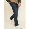 Built-In Flex Dark-Wash Ripped Boot-cut Jeans For Men - $41.97 ($18.02 Off)