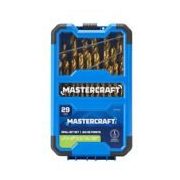 Mastercraft 29-Pc Titanium-Coated Drill Bit Set - $19.99 (60% off)