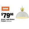 Bryant 1-Light Medium Pendant - $79.98