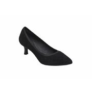 Total Motion Kaiya Black Suede Kitten Heel Pointed Toe Dress Pump By Rockport - $119.99 ($20.01 Off)