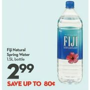 Fiji Natural Spring Water - $2.99 (Up to $0.80 off)