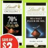 Lindt Excellence - $3.00 ($0.49 off)