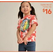 Joe Fresh Toddler Marvel Tie-Dye Tee - $16.00