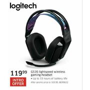 Logitech G535 Lightspeed Wireless Gaming Headset  - $119.99