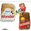 Wonder Hot Dog Buns, Country Harvest Bagels or Grains Bread - 2/$7.00