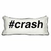 Alamode Home Hashtag Crash Oblong Throw Pillow In White - $19.99 (10 Off)