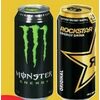 Monster Rockstar Reign Nos or Starbucks Energy Drinks  - 2/$5.50